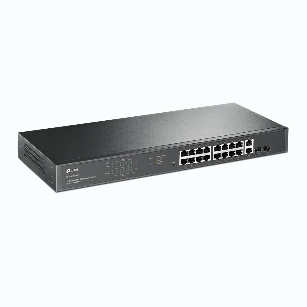 TP-Link Switch rackable 18 ports / TL-SG1218MP / PN System
